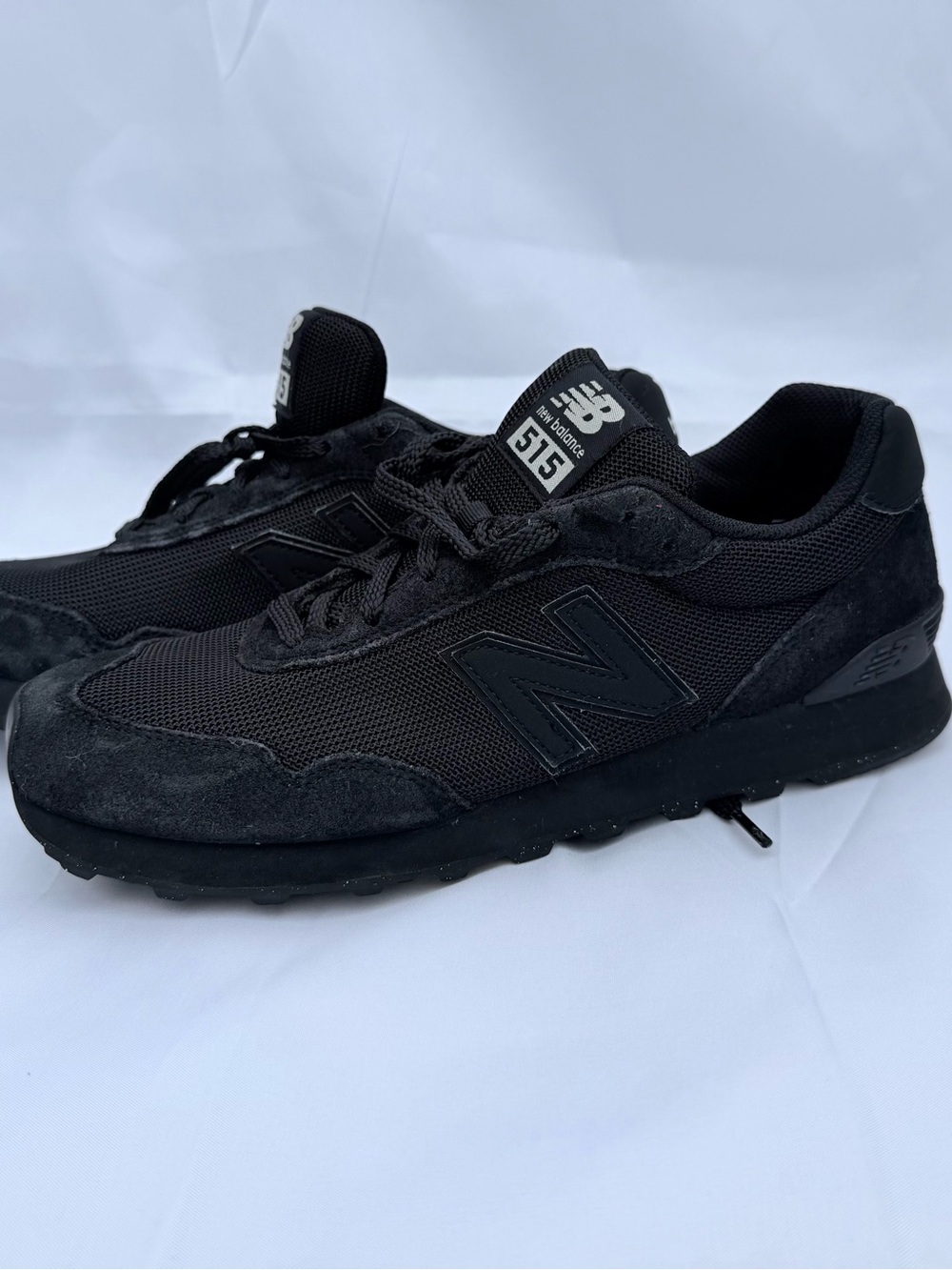 Men's black New Balance 515 v3 sneakers, size 8.5M